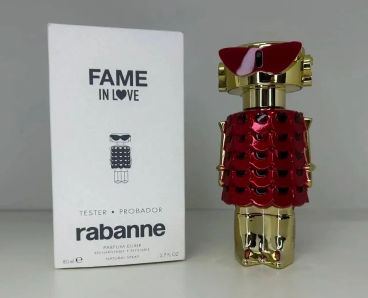 Tester Fame In Love Parfum Elixir 80ml Feminino