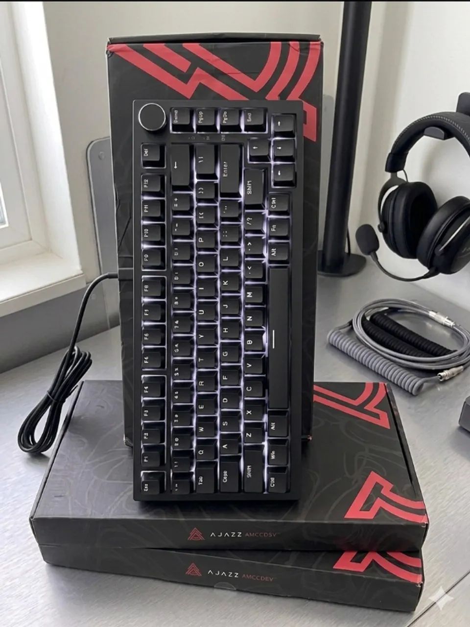 TECLADO MECÂNICO AK820 - CONFORTO E PRECISÃO PARA JOGOS E TRABALHO - Foto 4