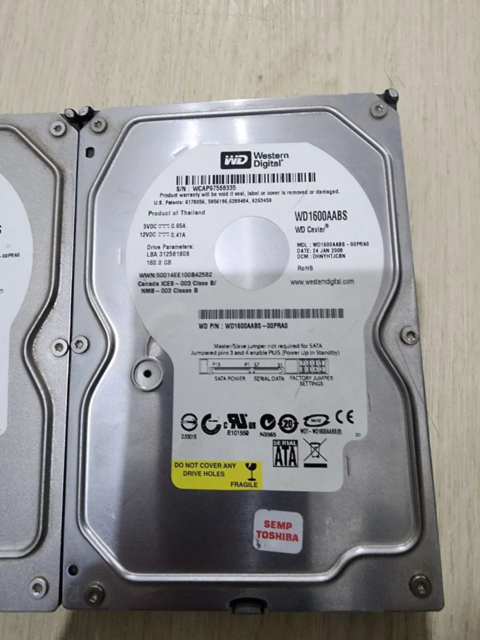 Kit HDs 500/160/160 - Usados - Foto 4