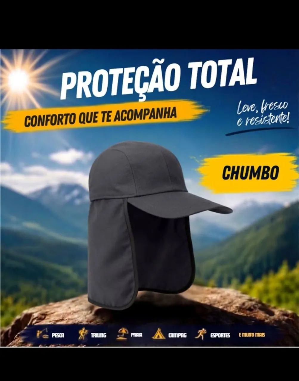 Bonés com abas