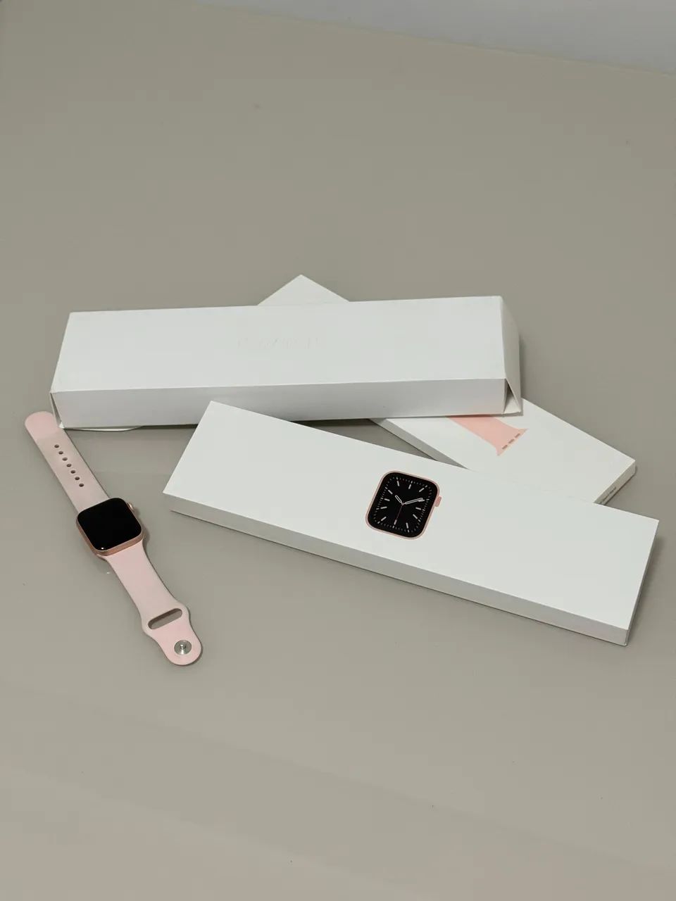 Relógio Apple Watch série 6 original rosa  - Foto 5