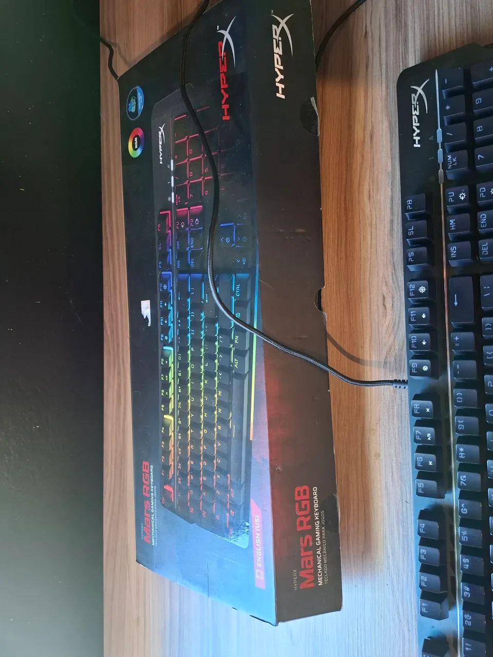 Teclado mecanico hyperx mars rgb blue switch  - Foto 3