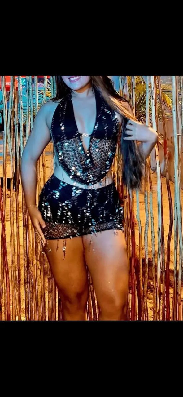 conjunto festa paetê shein 