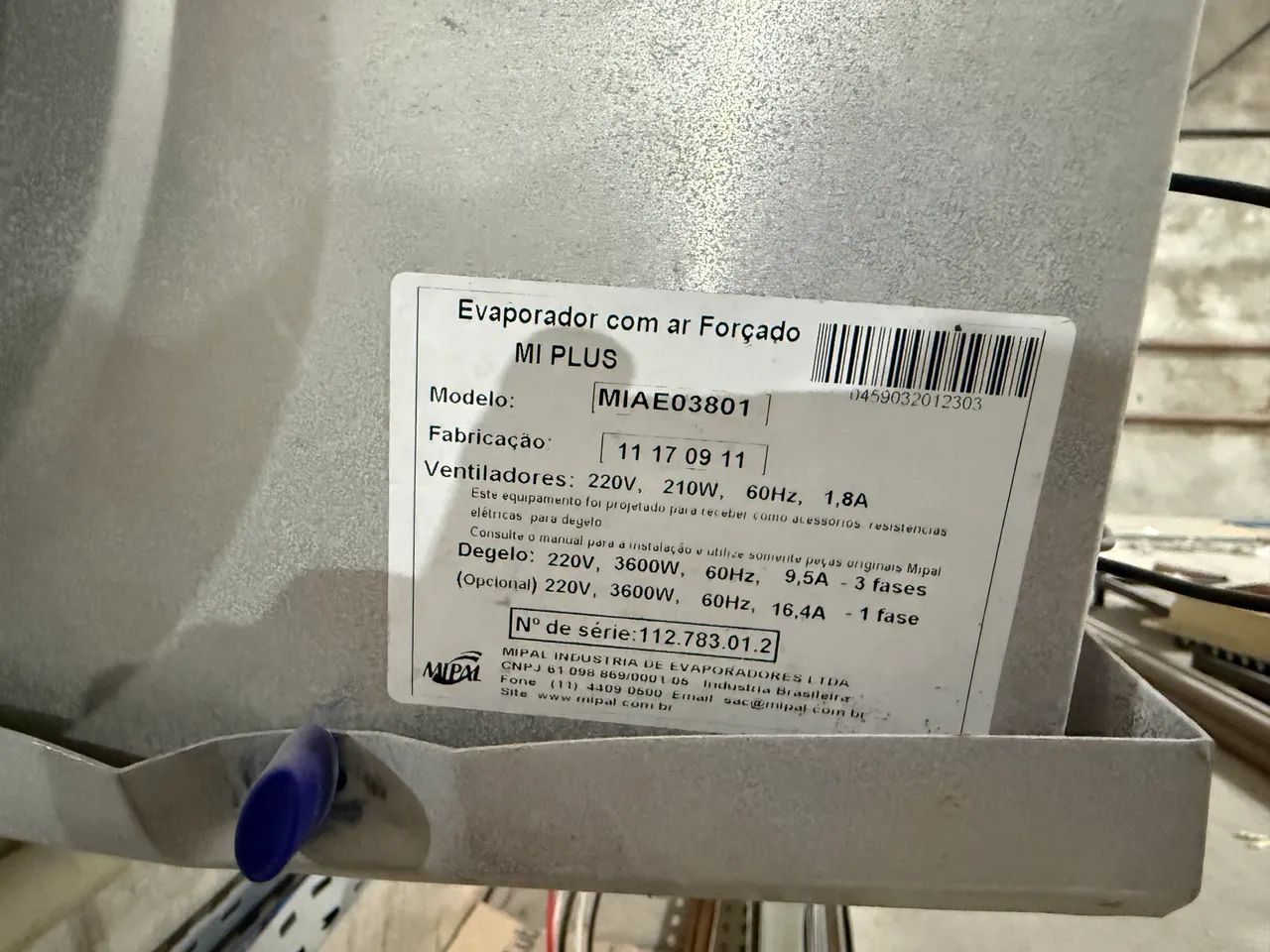 Evaporadora MI PLUS câmera fria  - Foto 2