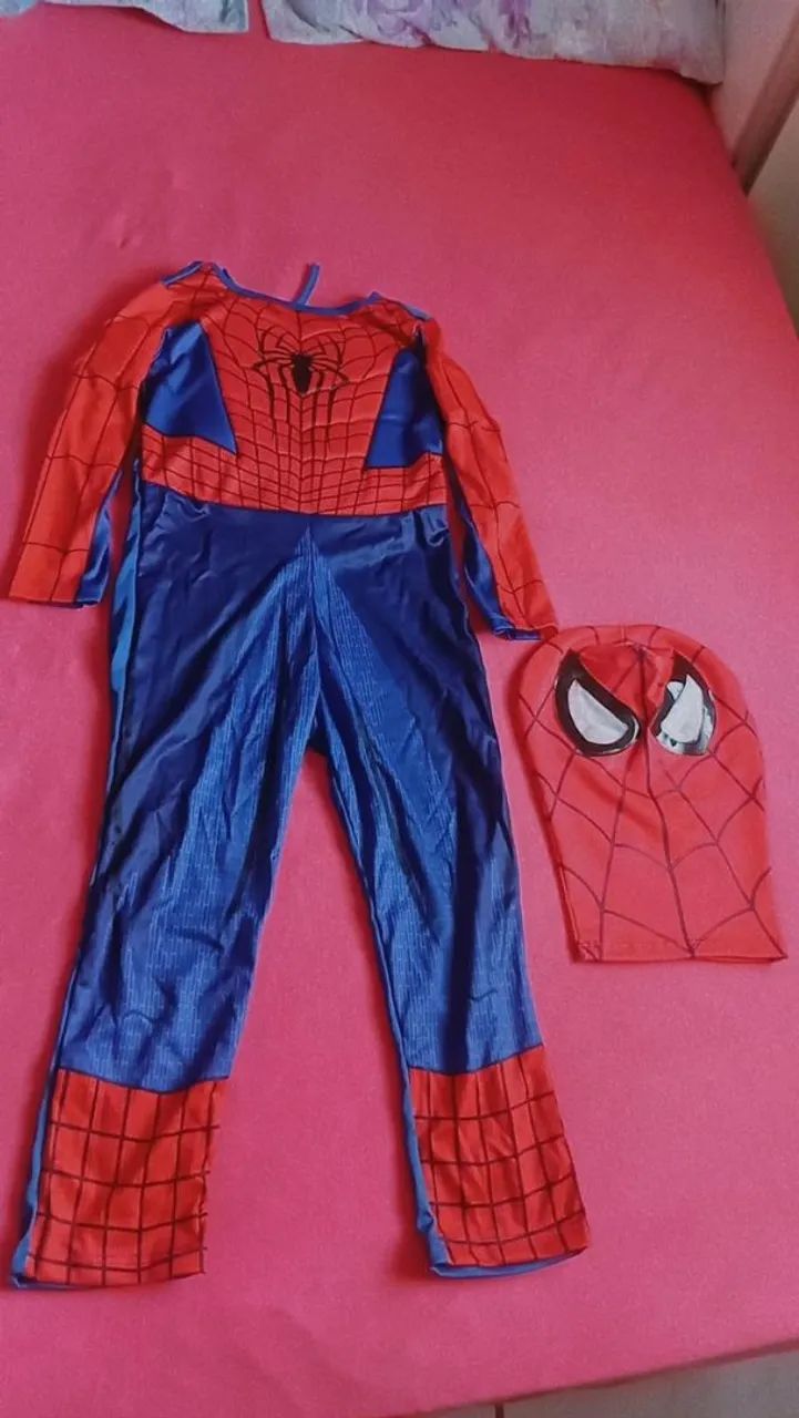 Roupa infantil homem aranha
