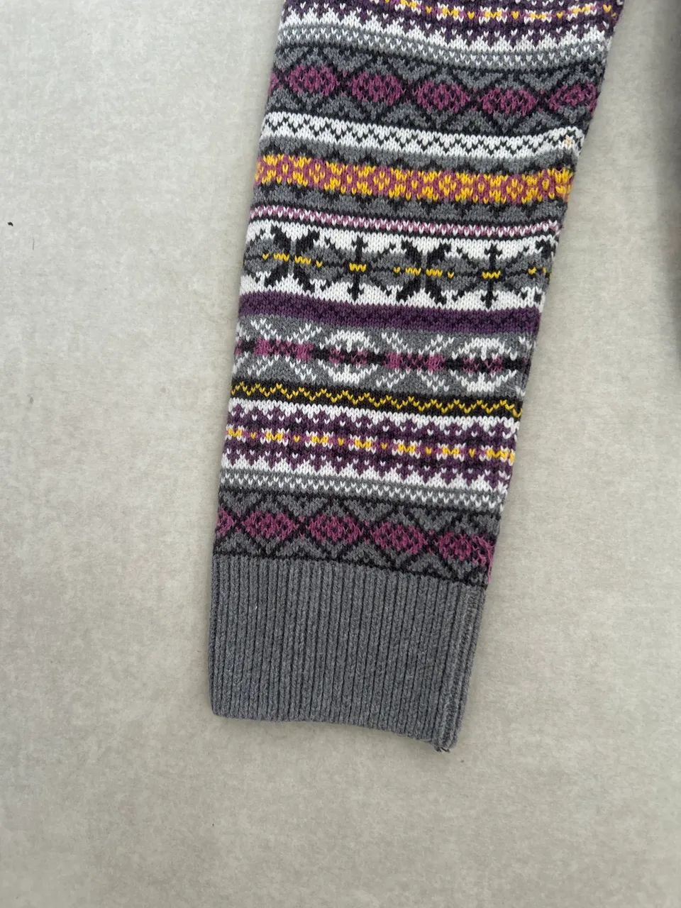 Roupa de frio Jaqueta estampada com ziper - Foto 2