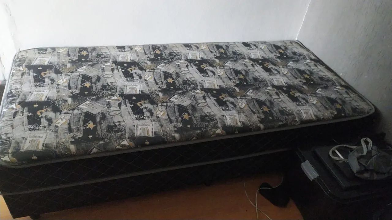Cama box solteiro acolchoado - Foto 2