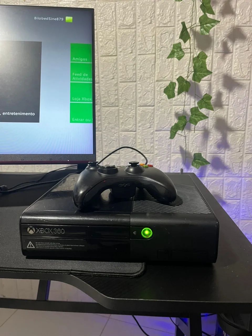 XBOX 360 SLIM + HD COM 109 JOGOS
