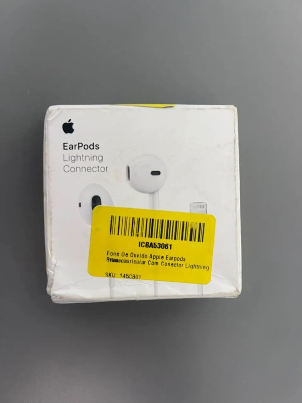 EarPods Apple Lightning Connector - Original - Caixa Completa - Nunca Usado - Foto 2