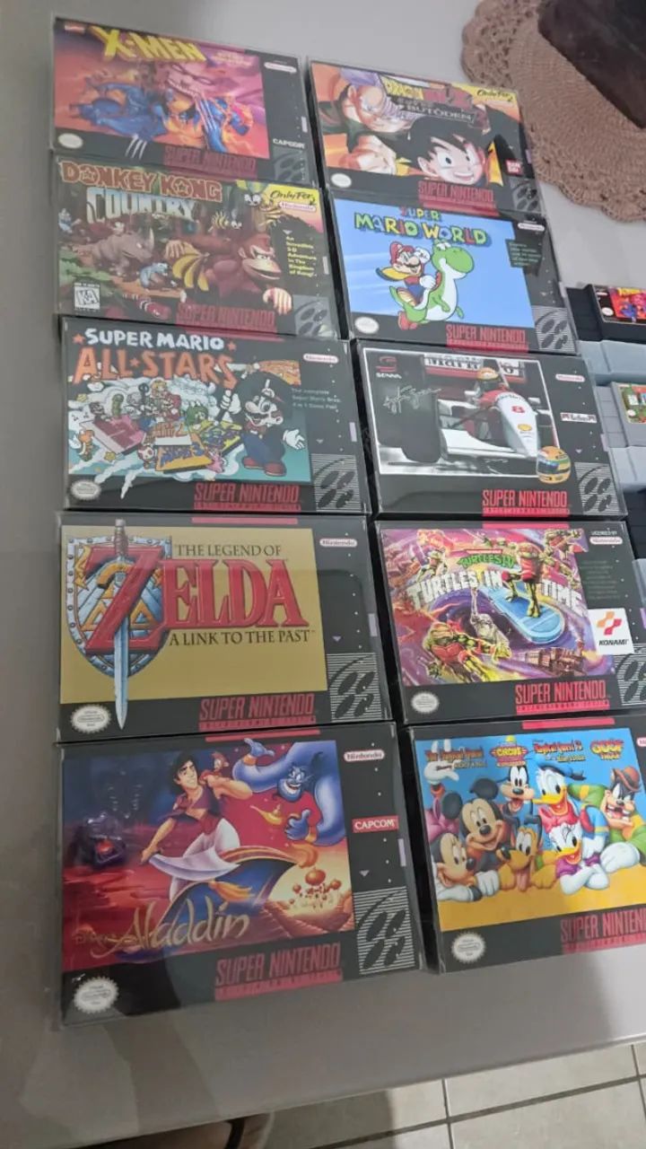 Super Nintendo Preto Transparente + Jogos - Foto 3