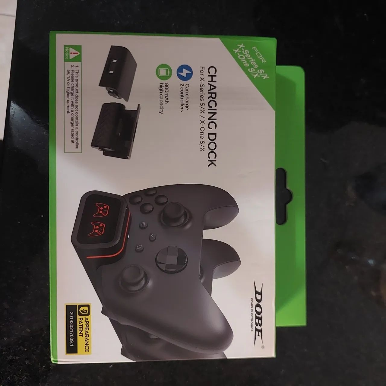 Bateria e carregando  controle Xbox s