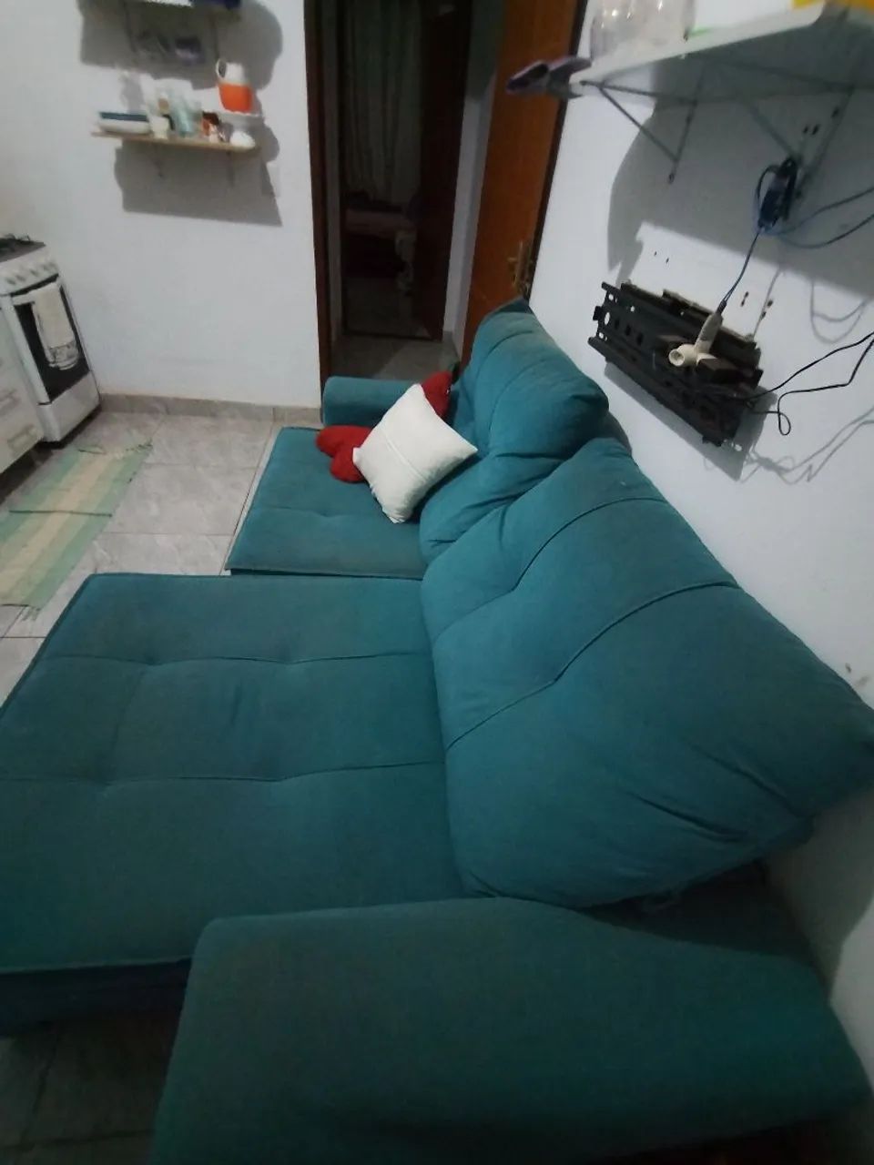 Sofá retrátil e inclinável 2 lugares - Foto 3