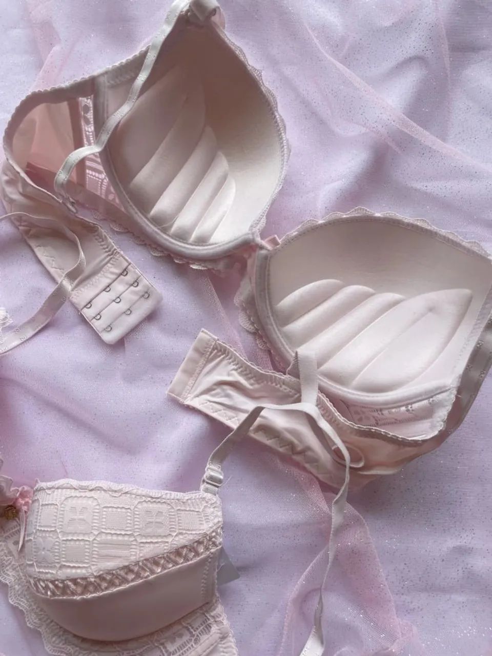 Conjunto de lingerie Elegance Rosê Premium - Foto 2