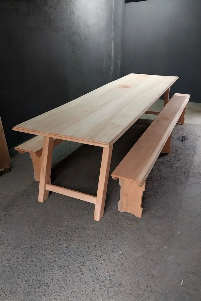 Mesa com Bancos MAD-EUCALIPTOR para pessoas exigentes qualidade  - Foto 3