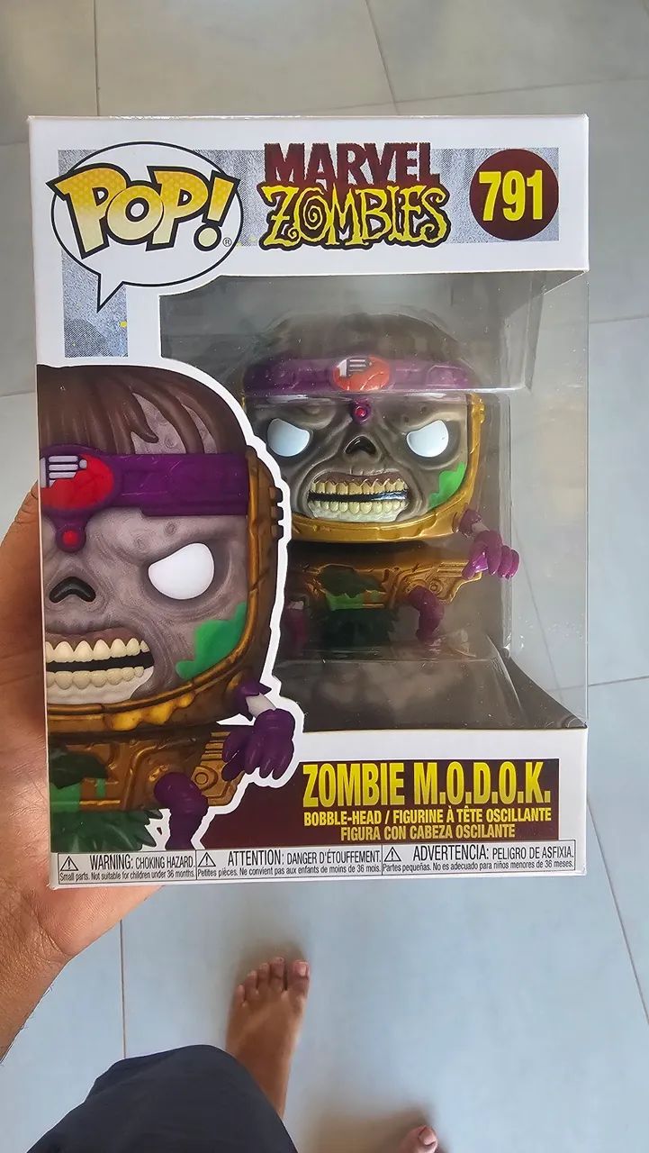 Funko Pop Marvel 791 Zombie Modok ORIGINAL/NOVO