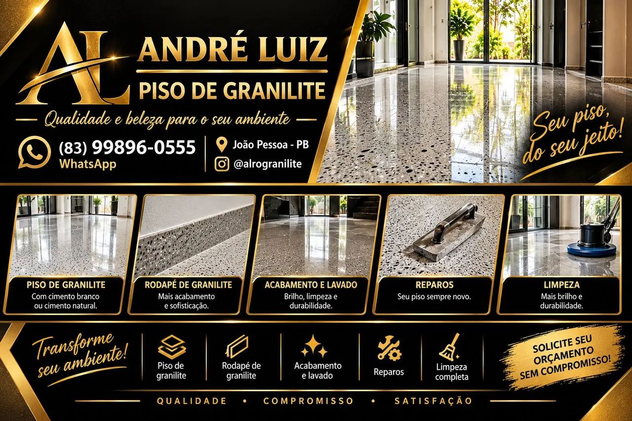 Piso de granilite.
