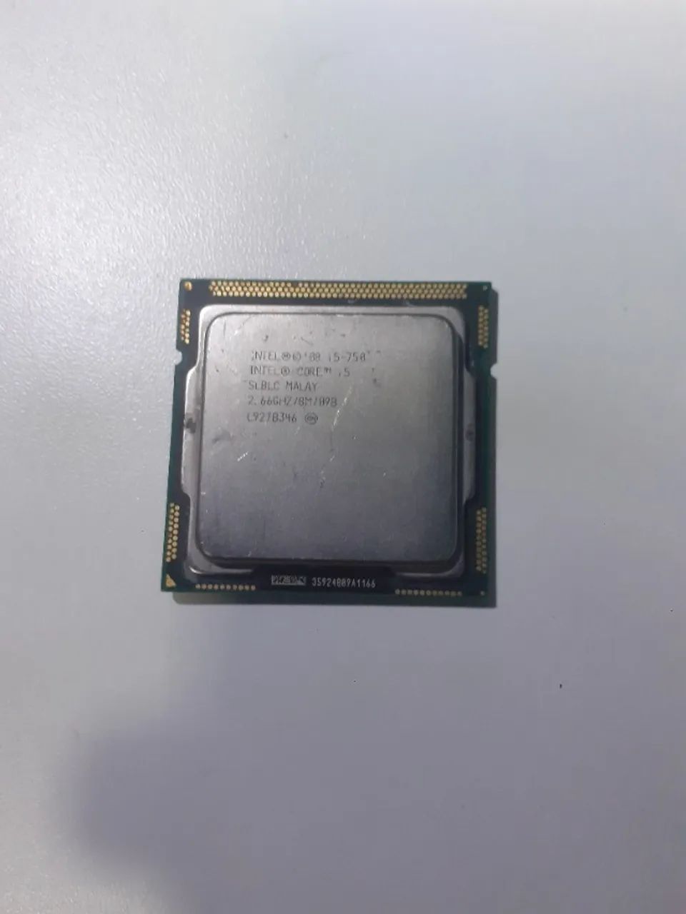 Processador i5-750 funcionando