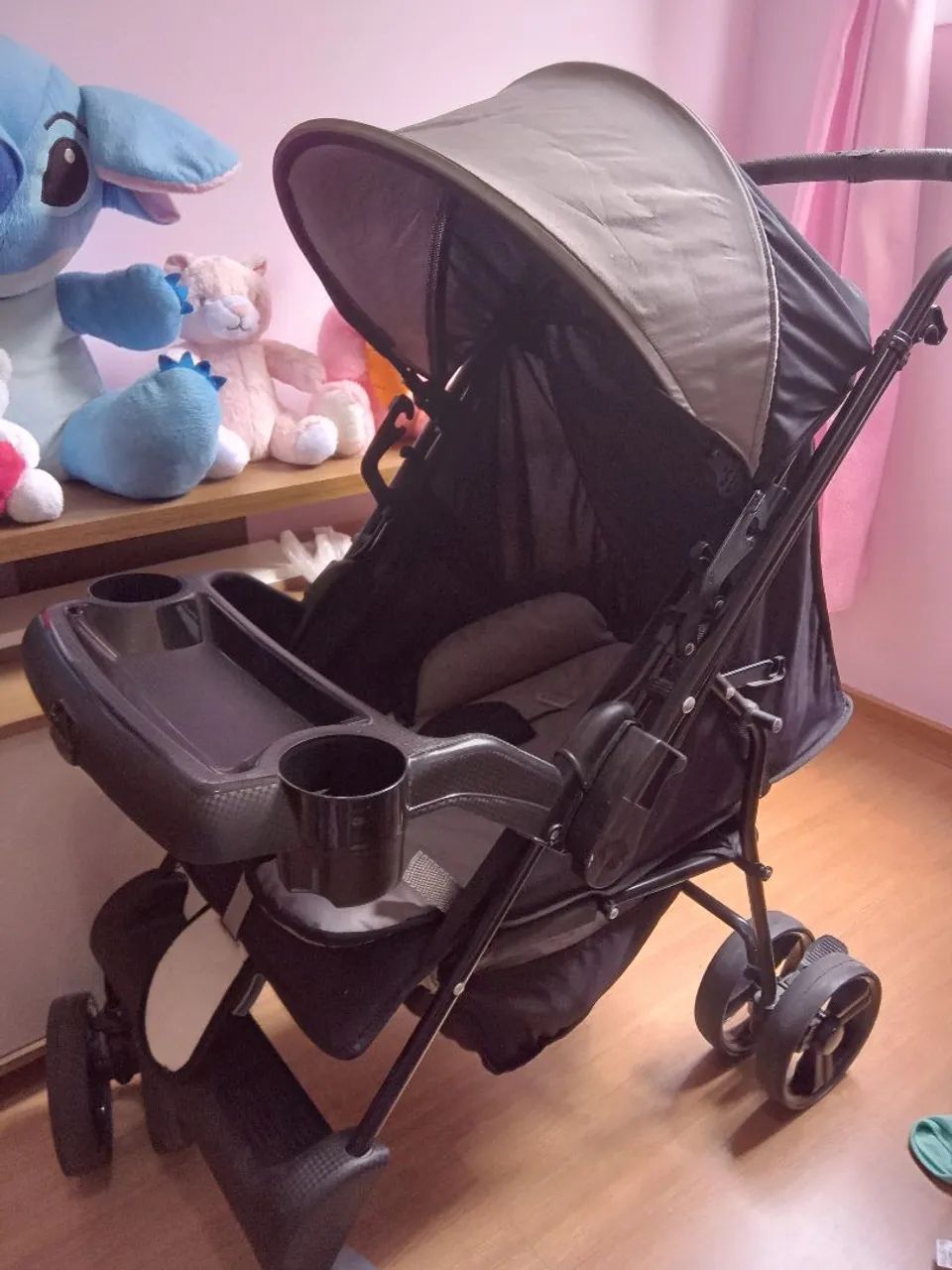 Kit carrinho de bebê e bebê conforto - Foto 3