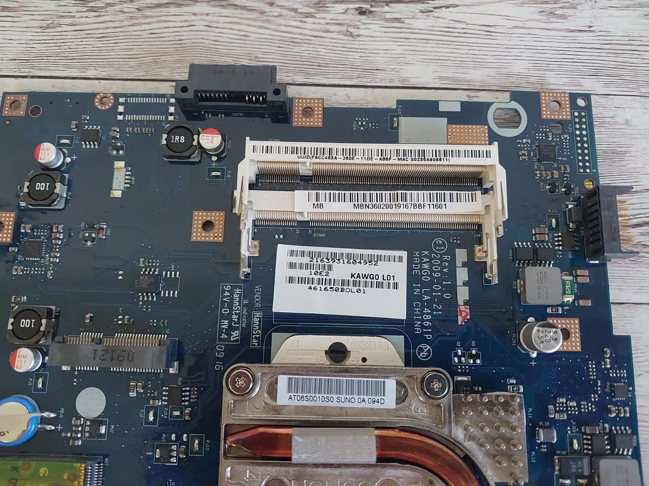 Placa mãe notebook emachines e625/Acer ncwgo la-5481p - testada 100% - Foto 2