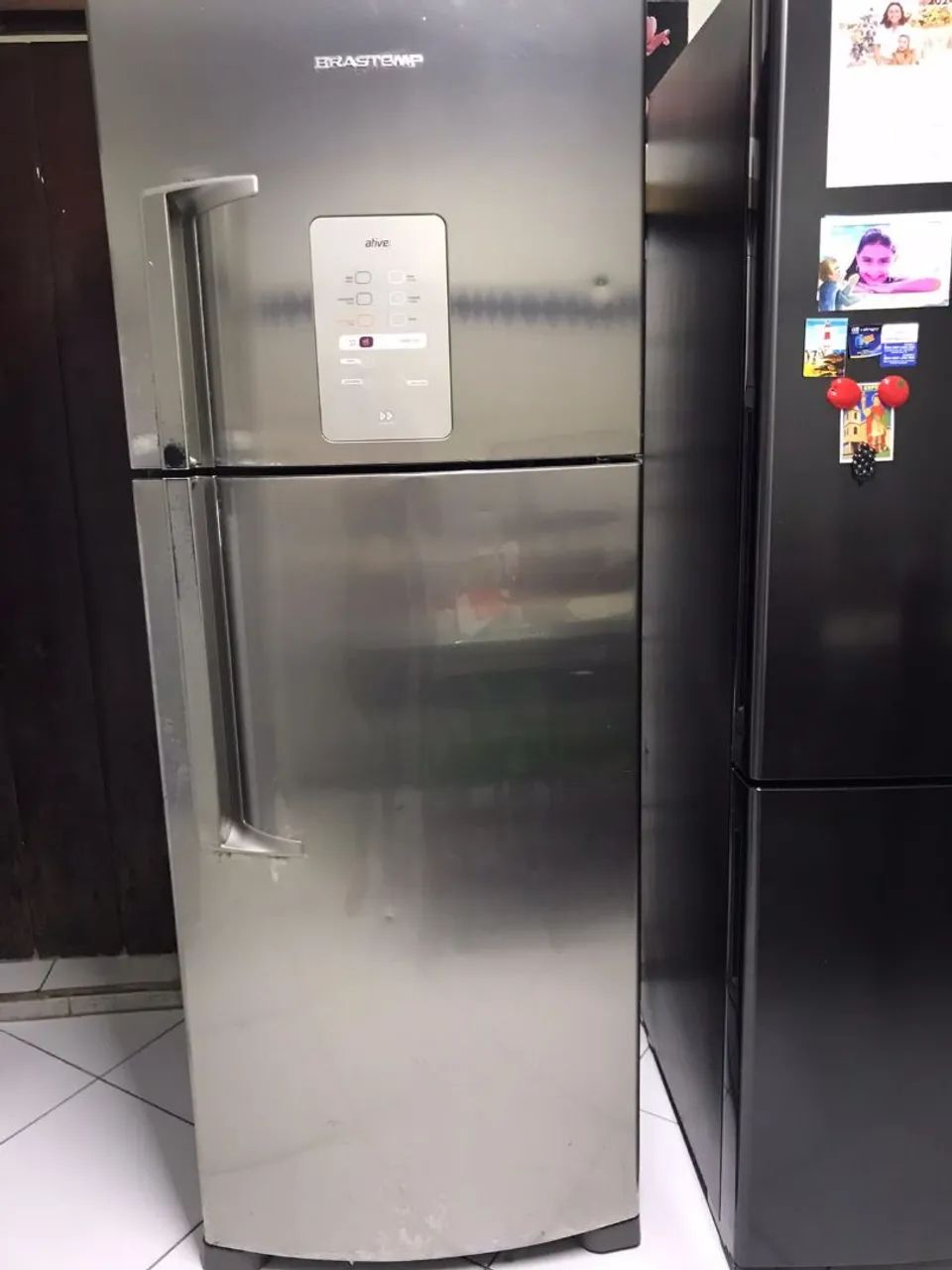 Refrigerador Brastemp Dupex Inox