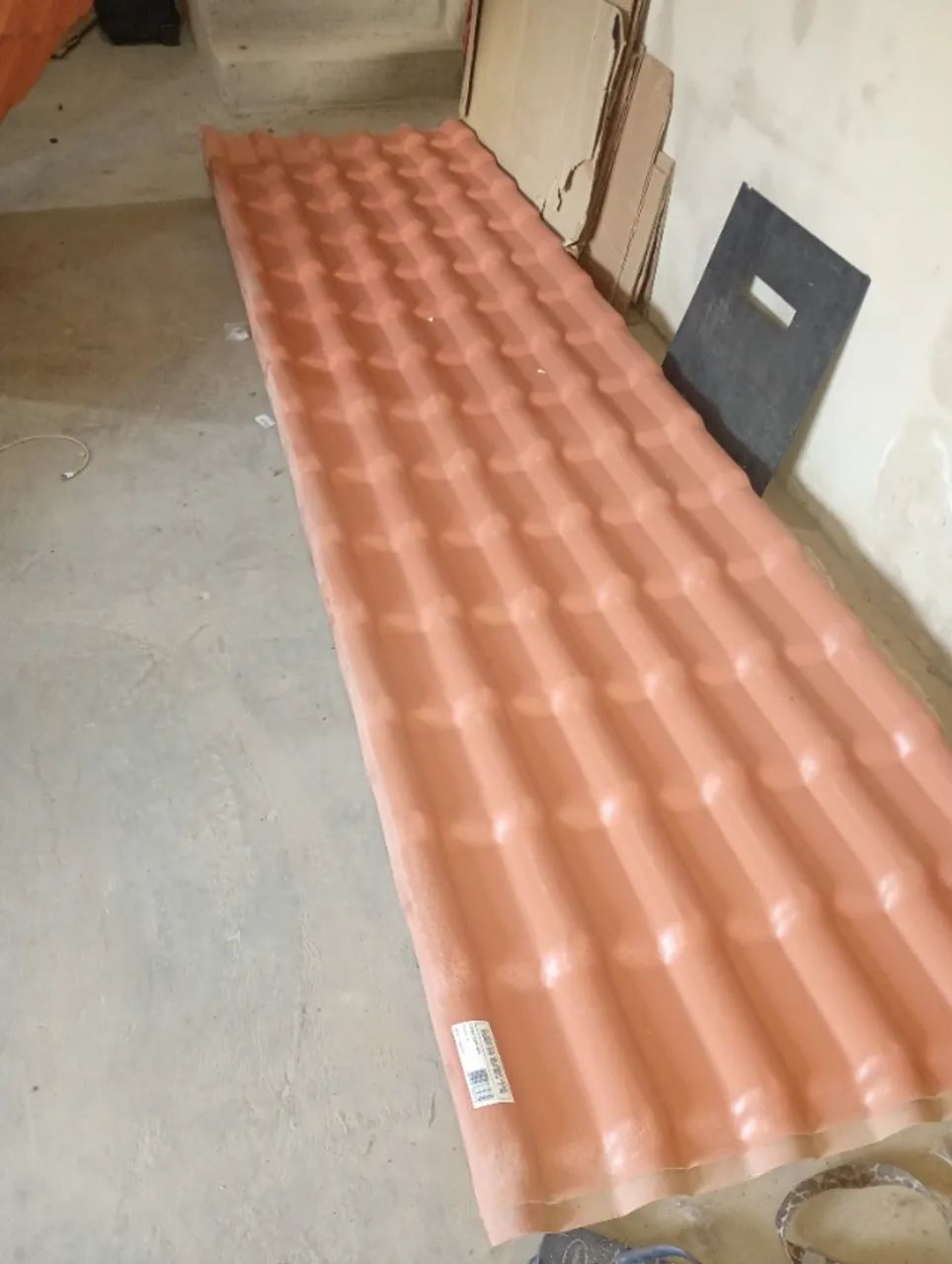 Telhas precon PVC 3,30X080 novas  - Foto 5