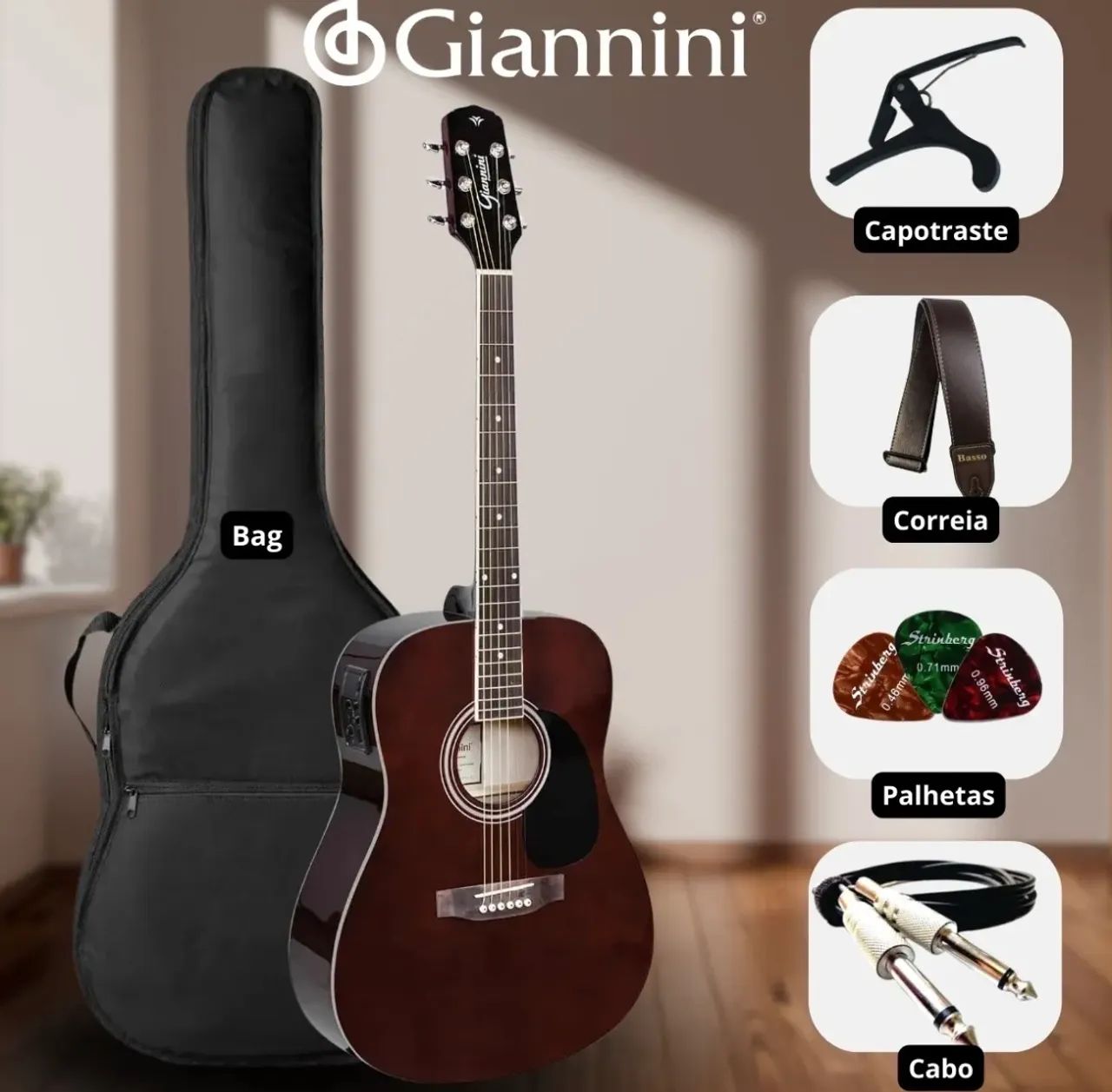 Violão Giannini novo  - Foto 2