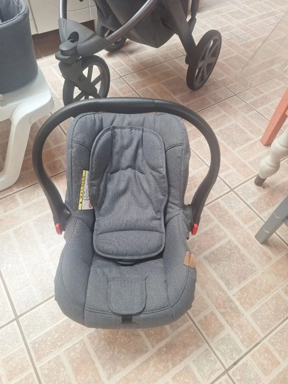 carrinho de Bb salsa 3 diamond versão Cromada  - Foto 4