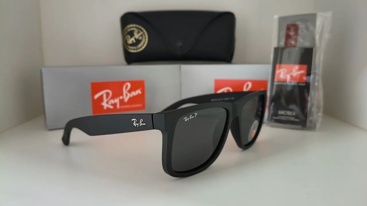 ÓCULOS DE SOL RAYBAN JUSTIN PRETO  - Foto 2