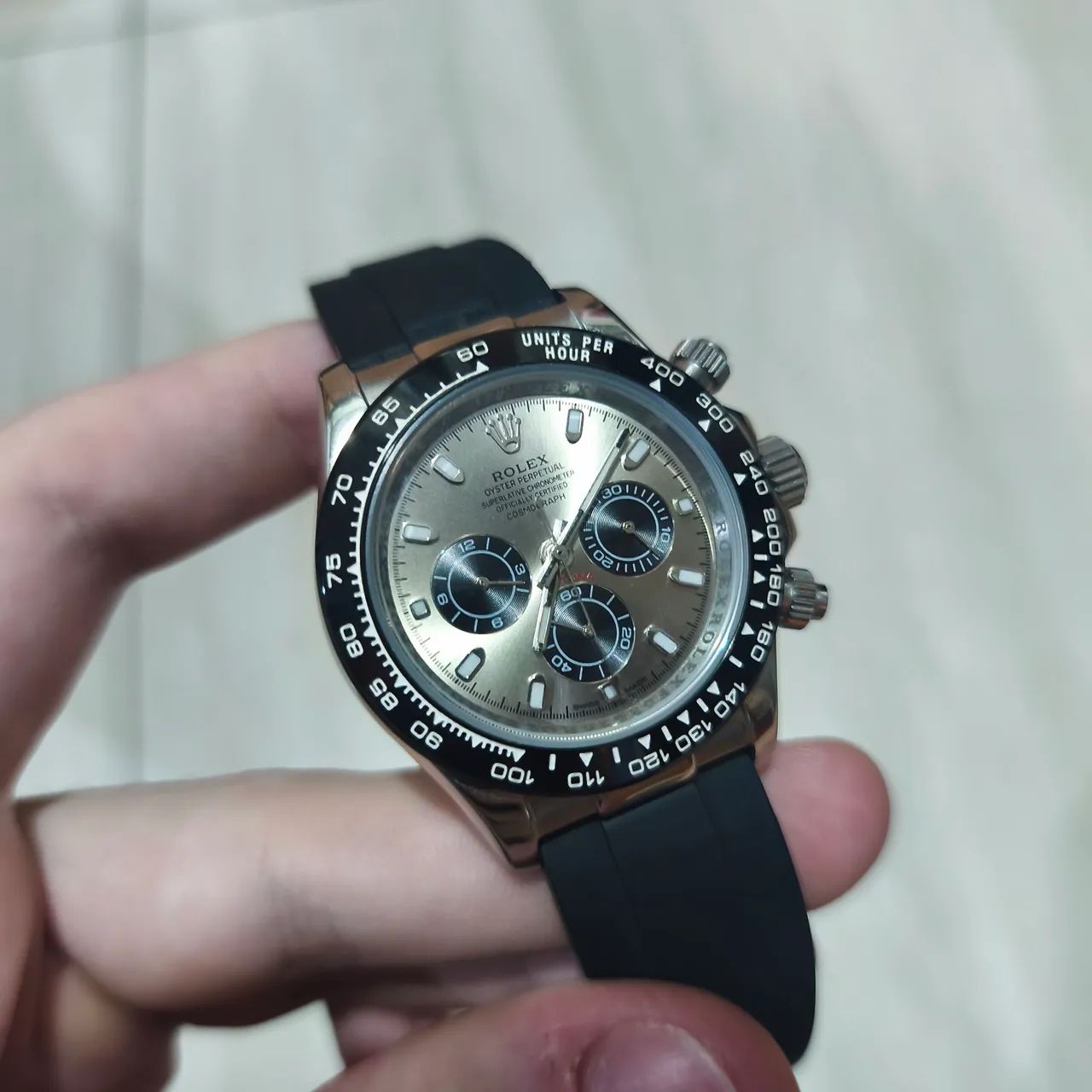 Relógio Rolex Automático 40mm Linha Premium, pulseira silicone  - Foto 2