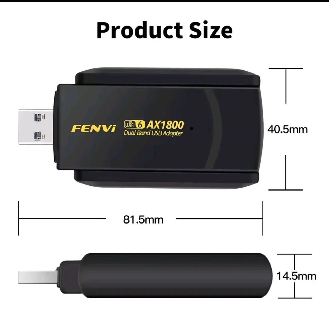 Adaptador Fenvi Wifi 6 AX1800 - Foto 4