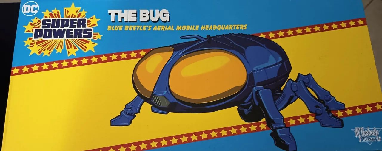 Super Powers McFarlane - Bug Ship, BLUE Beetle, Booster Gold e Guy Gardner - Beetle lose. - Foto 2