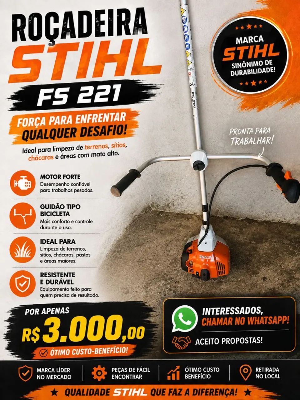 Roçadeira  - Foto 2