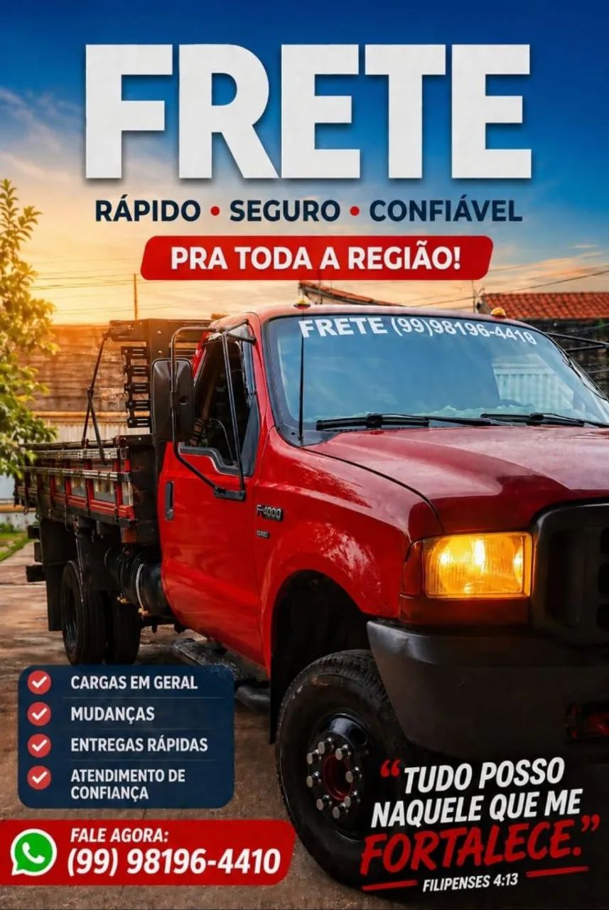 Cargas e transportes em geral  Timon Teresina e região.