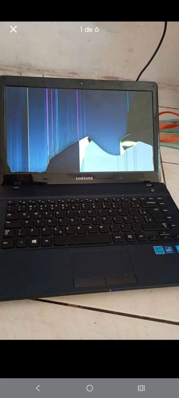 Notebook Samsung Com defeito OU TROCO POR CELULAR 