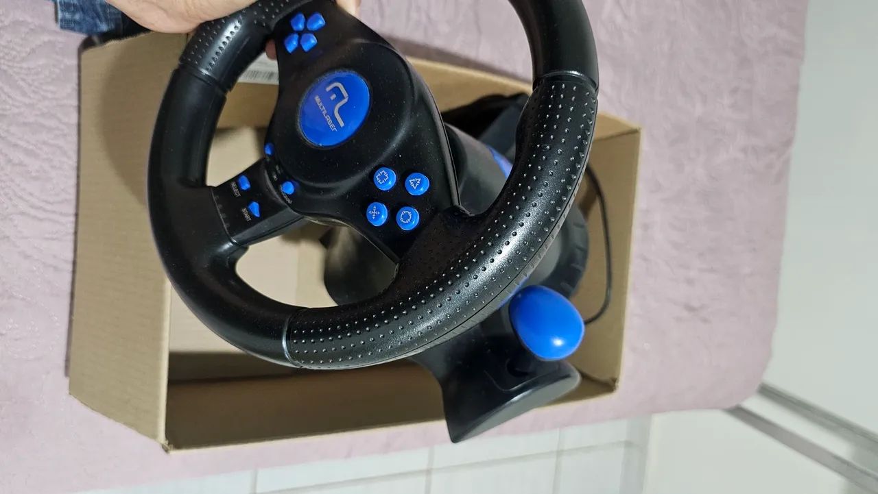 Volante e pedal para jogos multilaser  - Foto 2