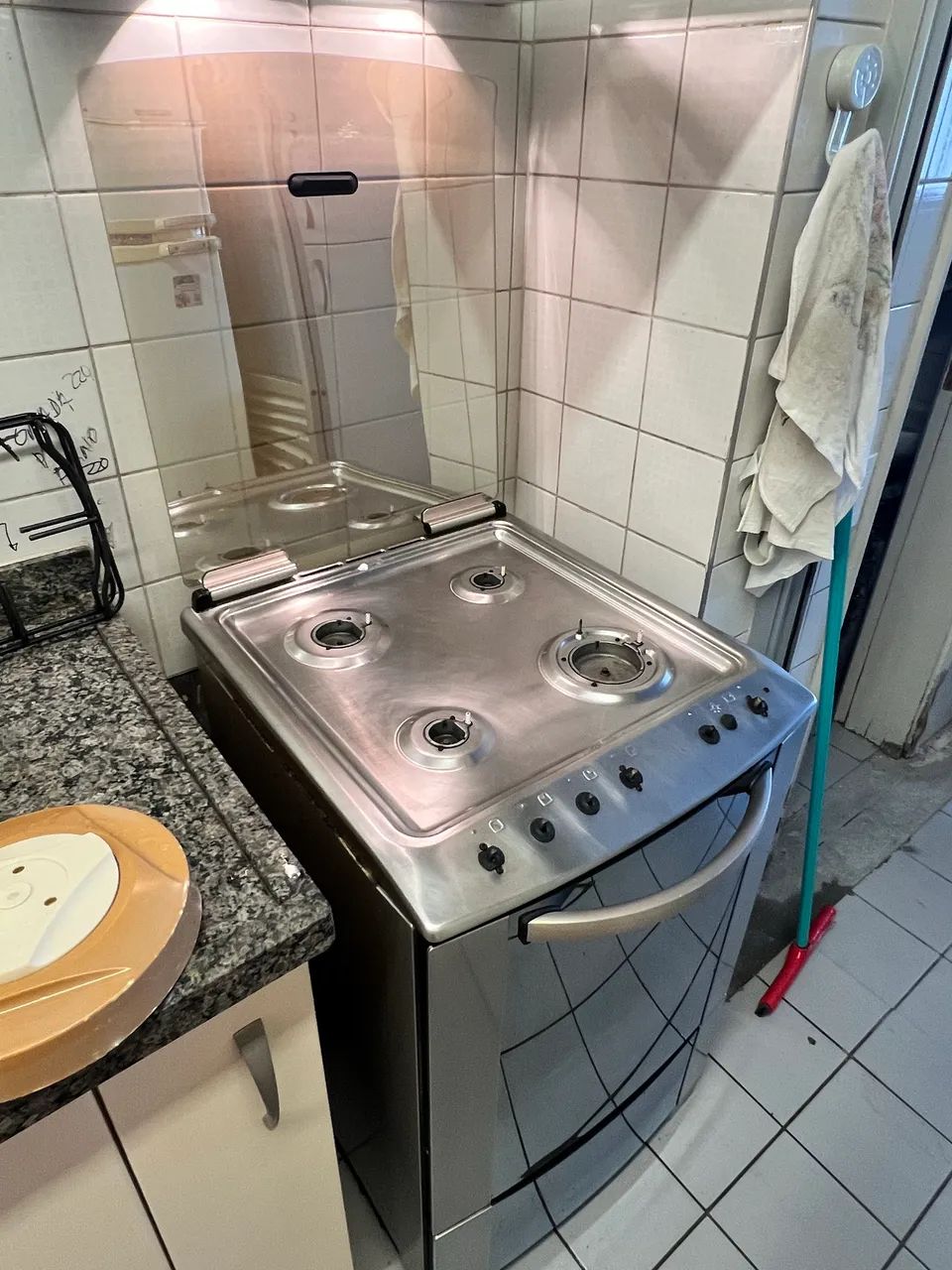 FOGÃO ELETROLUX INOX 4 BOCAS - Foto 5