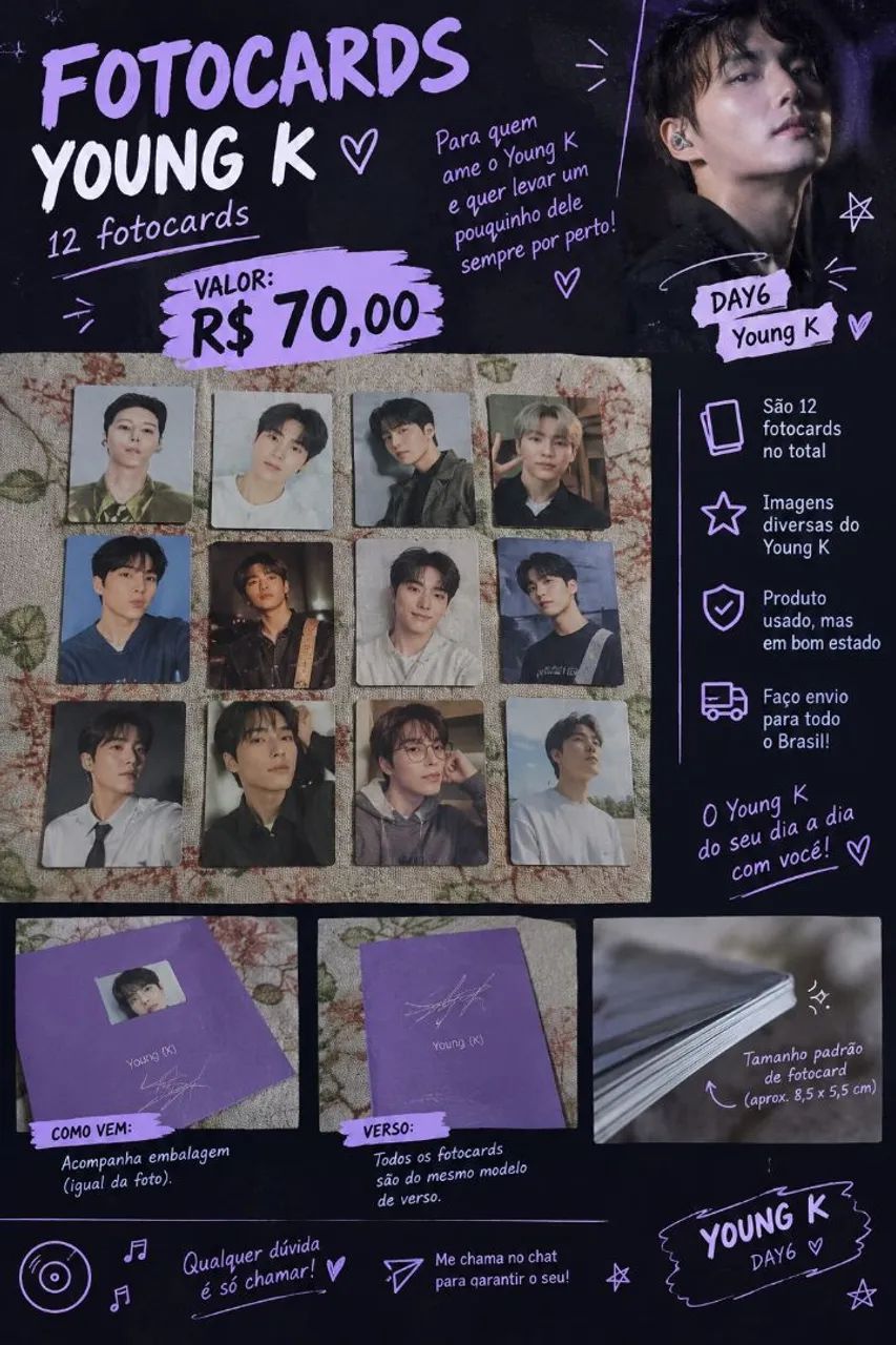 ? Photocards Young K - DAY6