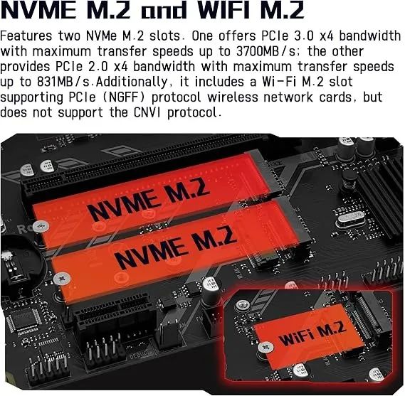 Placa-mãe nova Machinist B450M AM4 K - para AMD AM4 - Foto 3