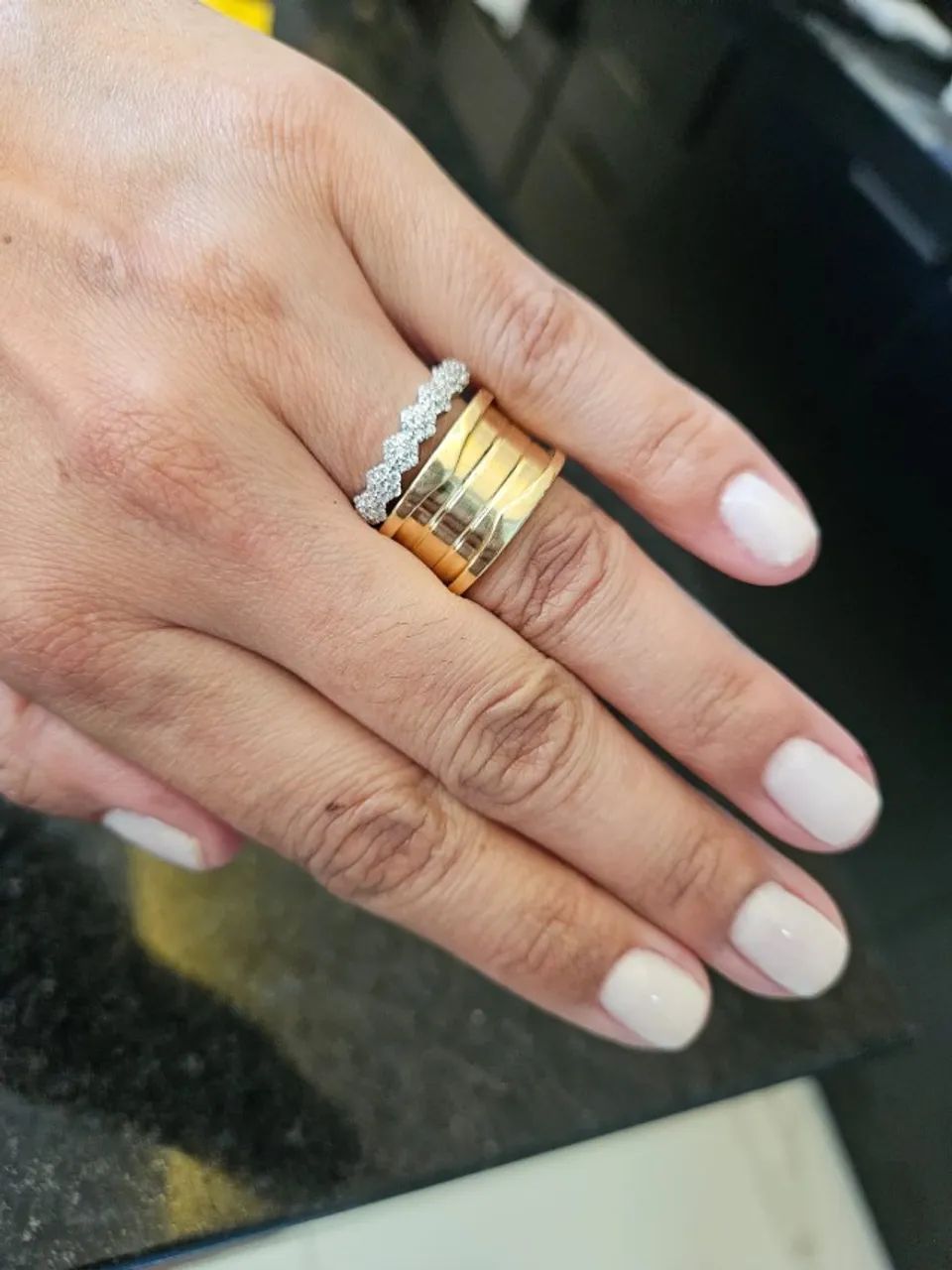 Aliança em Ouro 18K Modelo BVLGARI - Tamanho 16 - Foto 3