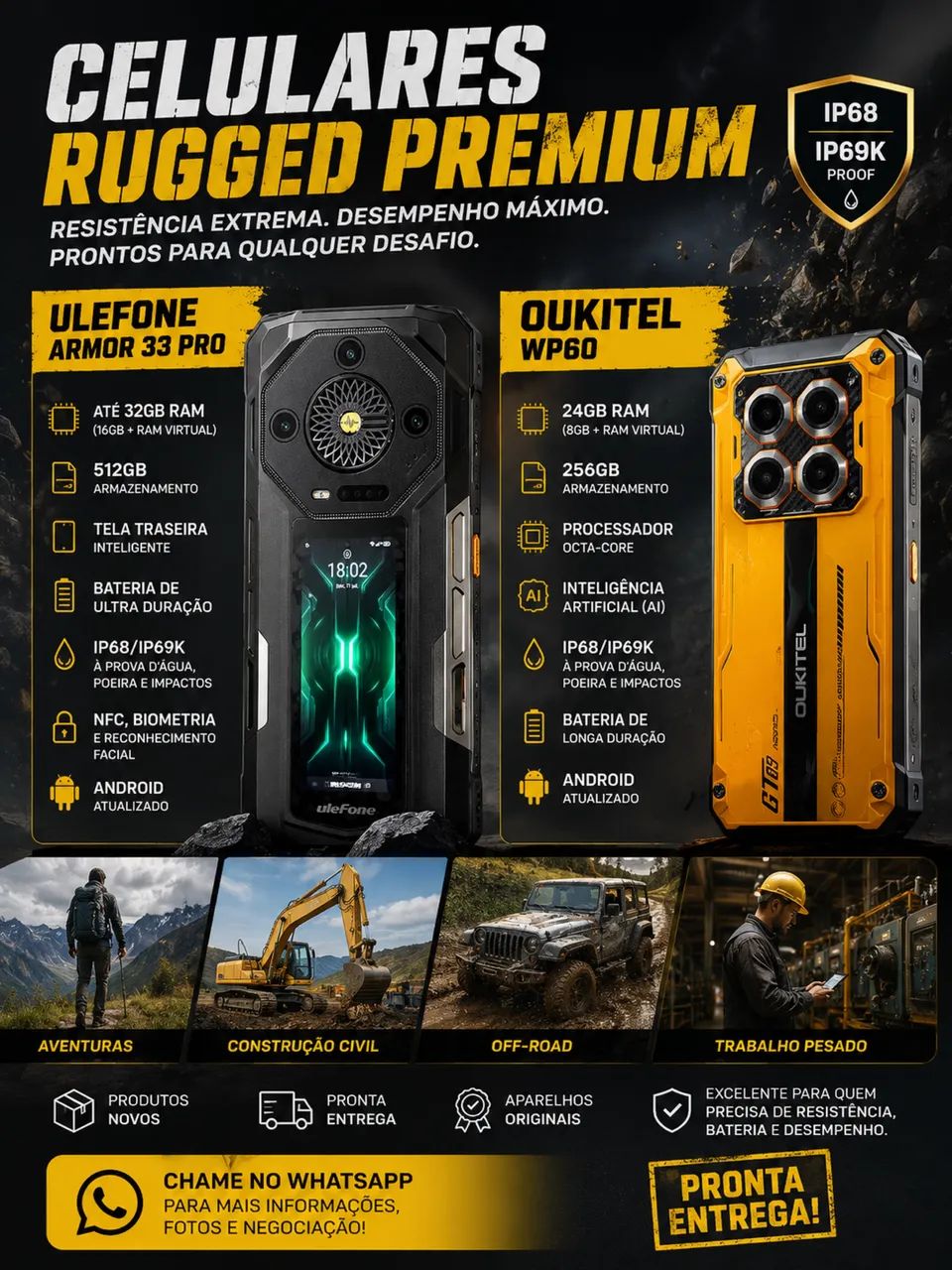 Ulefone armor 33 pro / oukitel wp60