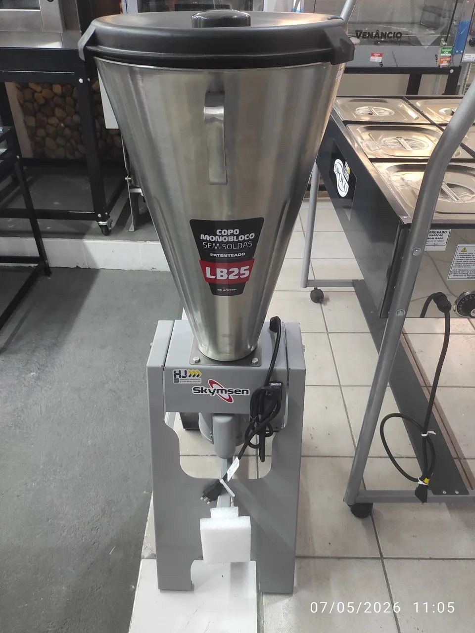 Bh liquidificador industrial basculante 25 litros 