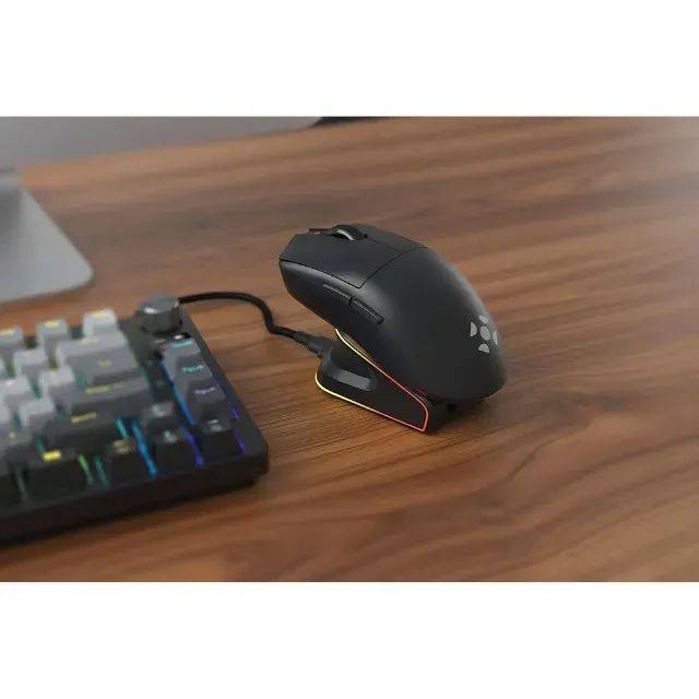 Mouse sem fio com base de carregamento  - Foto 3