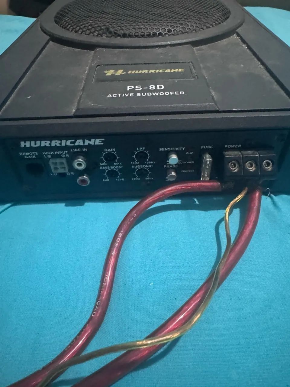 Caixa subwoofer hurricane ps 8d  - Foto 2