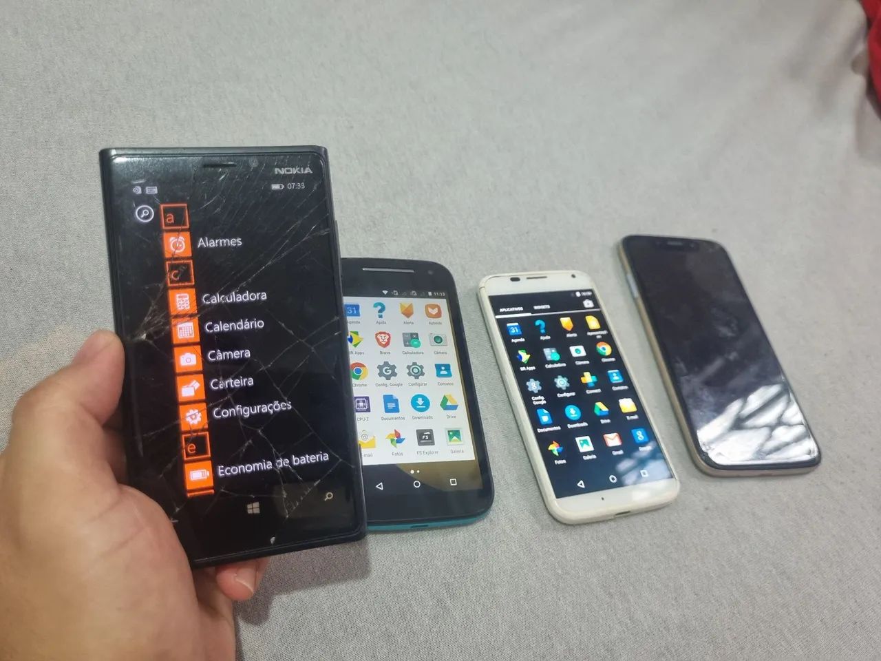 Lote de celulares, Nokia e motorola. - Foto 2