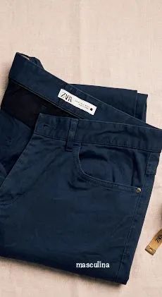 Calça masculina Zara Tam 40 
