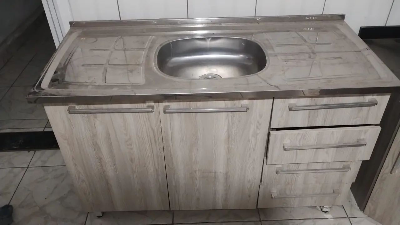 Conjunto de armários para cozinha com 5 peças  - Foto 2