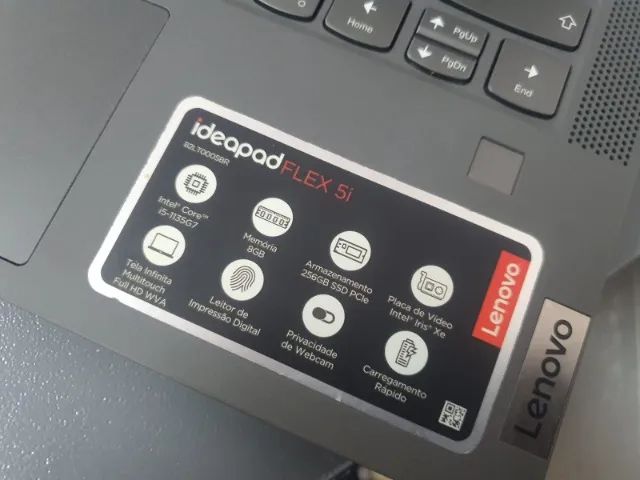 NOTEBOOK LENOVO IDEAPAD FLEX 5i - SEMINOVO - Foto 4