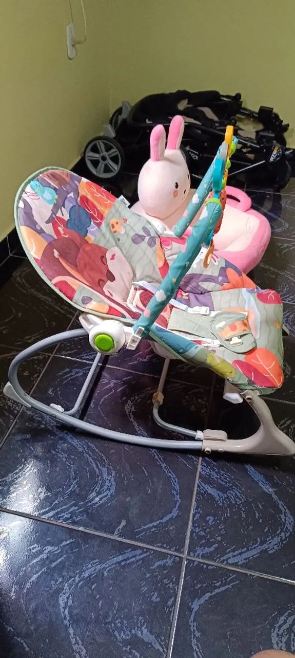 Cadeirinha e Puff Para Bebê  - Foto 3