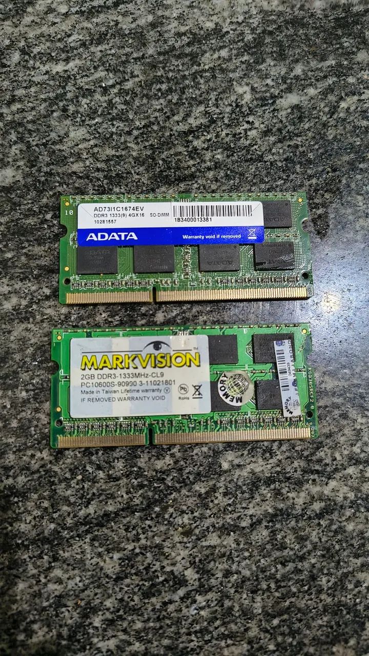 MEMÓRIA DDR3 NOTEBOOK