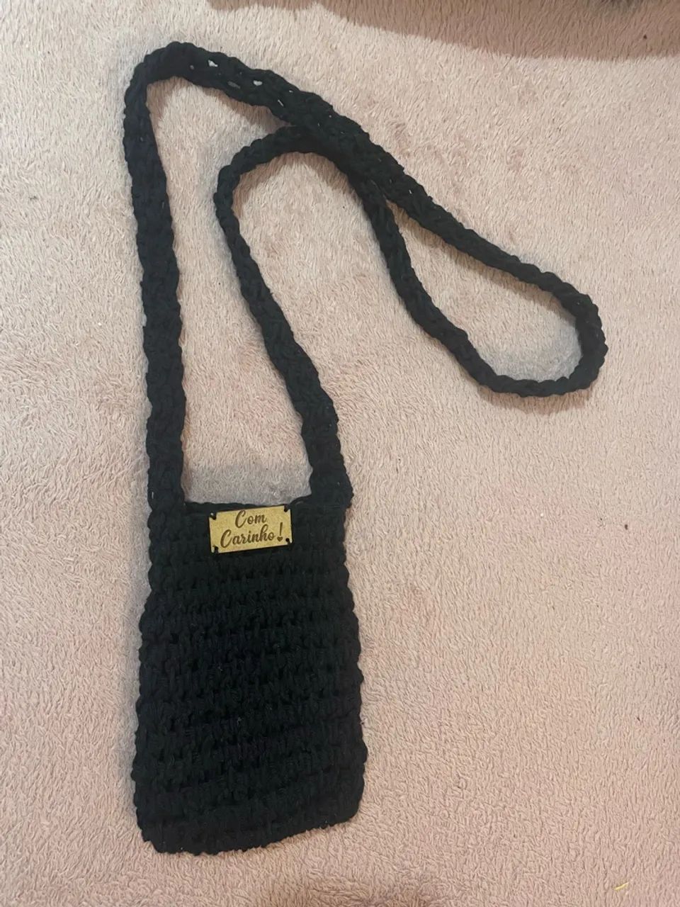Porta celular de crochê  - Foto 2
